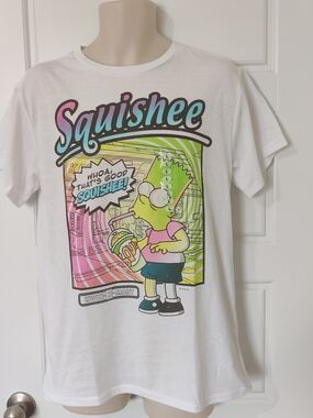 Men's The Simpsons Squishee Short Sleeve Tee Size L New With Tags